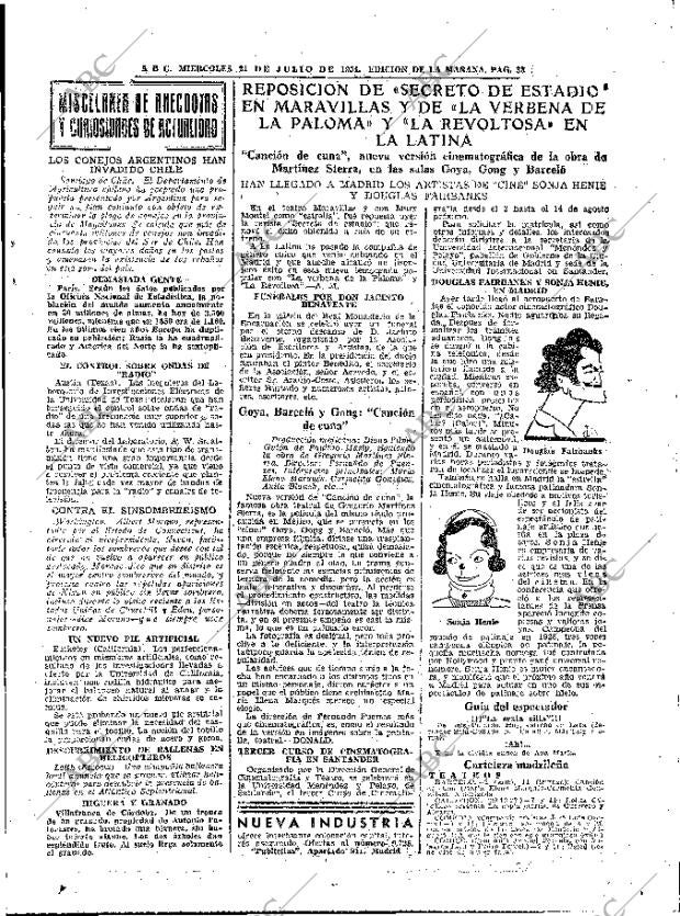 ABC MADRID 21-07-1954 página 33