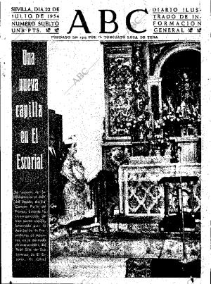 ABC SEVILLA 22-07-1954 página 1