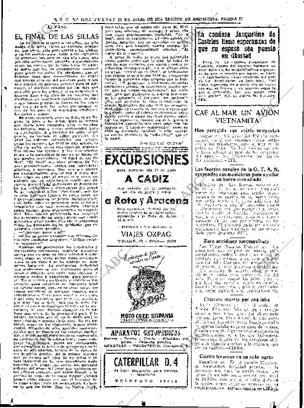 ABC SEVILLA 22-07-1954 página 21