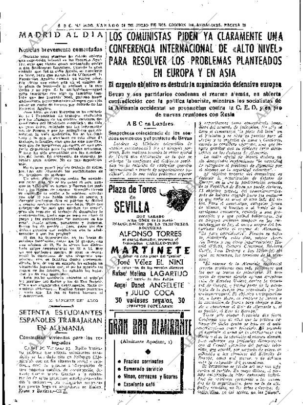 ABC SEVILLA 24-07-1954 página 15