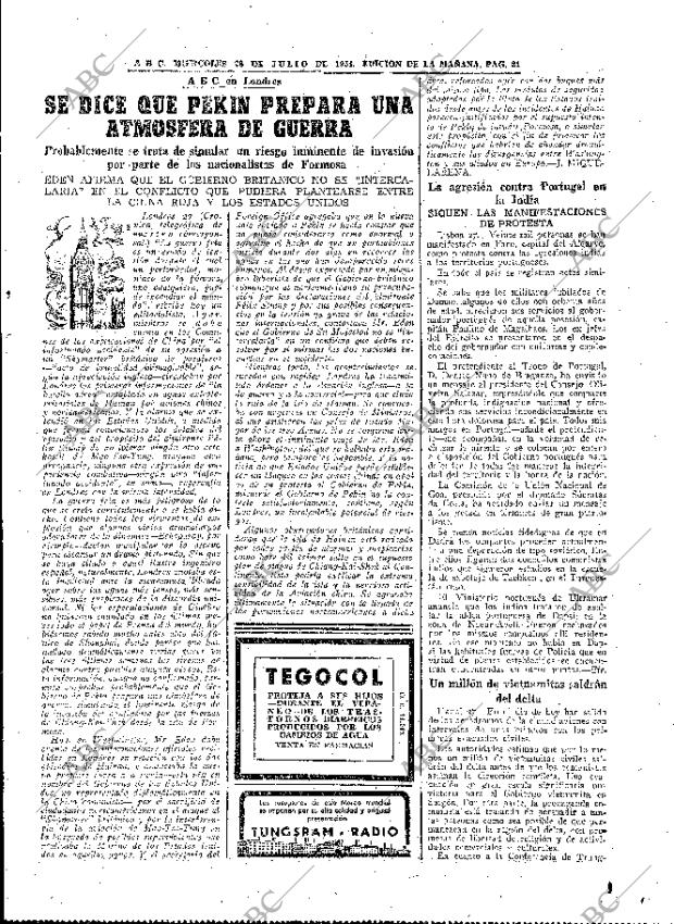 ABC MADRID 28-07-1954 página 21