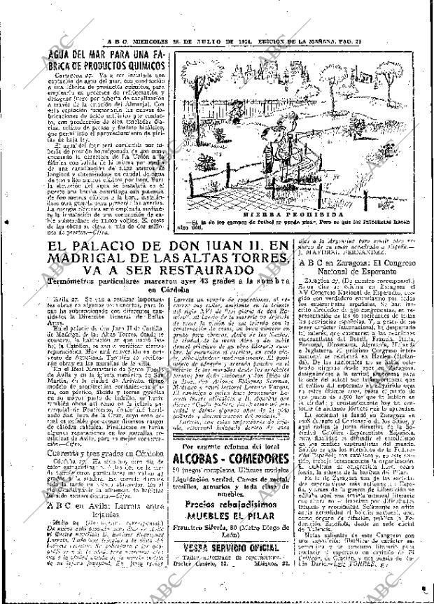 ABC MADRID 28-07-1954 página 25