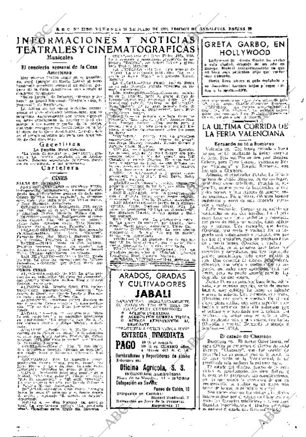 ABC SEVILLA 30-07-1954 página 26