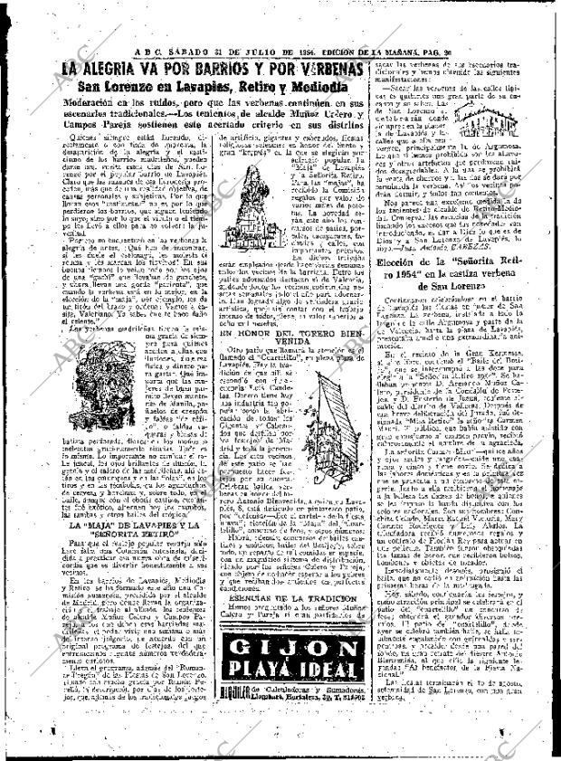ABC MADRID 31-07-1954 página 26