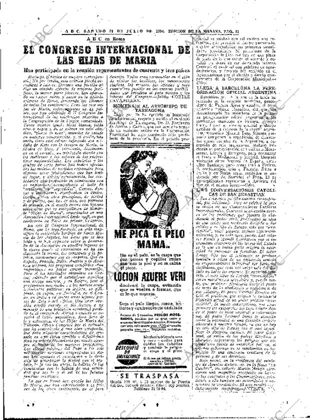 ABC MADRID 31-07-1954 página 31