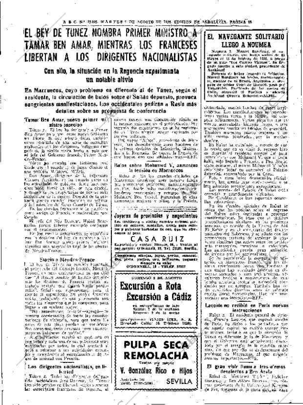 ABC SEVILLA 03-08-1954 página 13