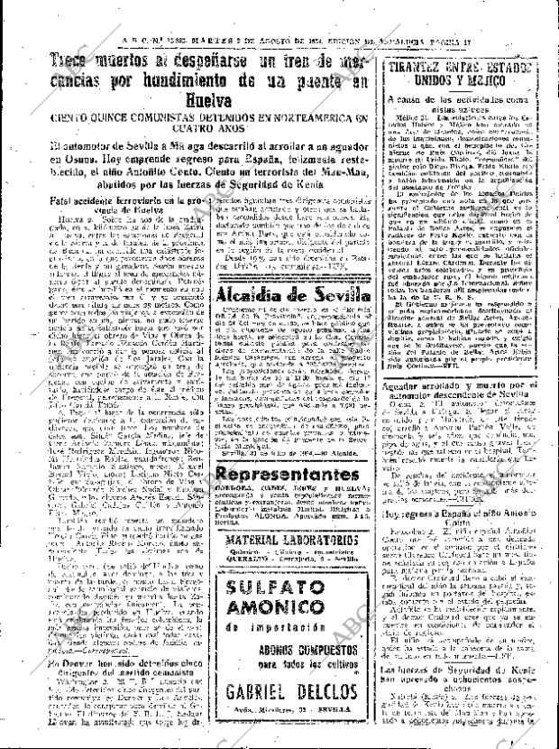 ABC SEVILLA 03-08-1954 página 17