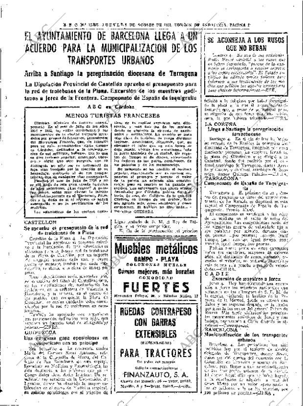 ABC SEVILLA 05-08-1954 página 17