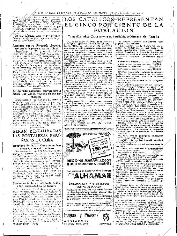 ABC SEVILLA 05-08-1954 página 22