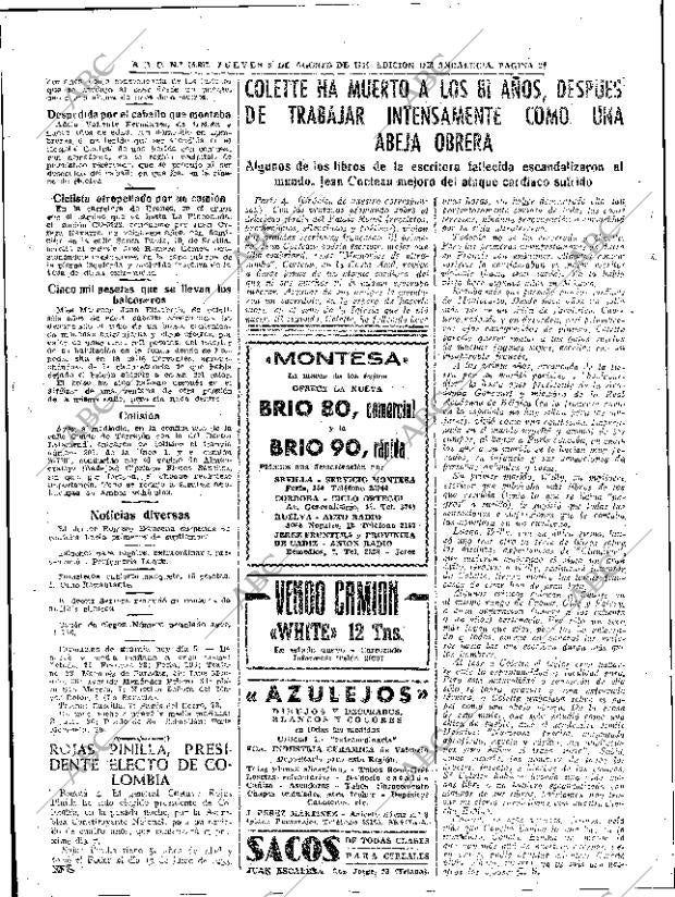 ABC SEVILLA 05-08-1954 página 24