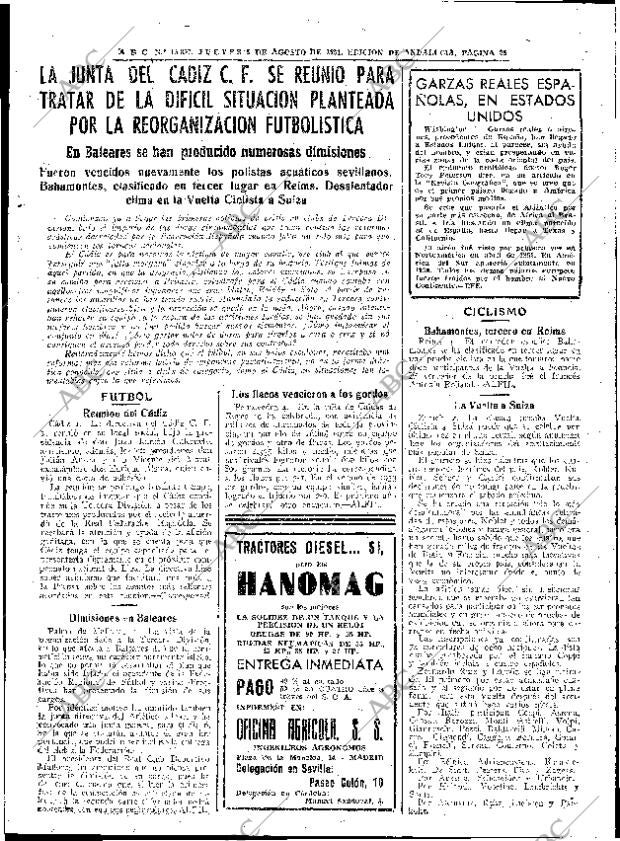 ABC SEVILLA 05-08-1954 página 25