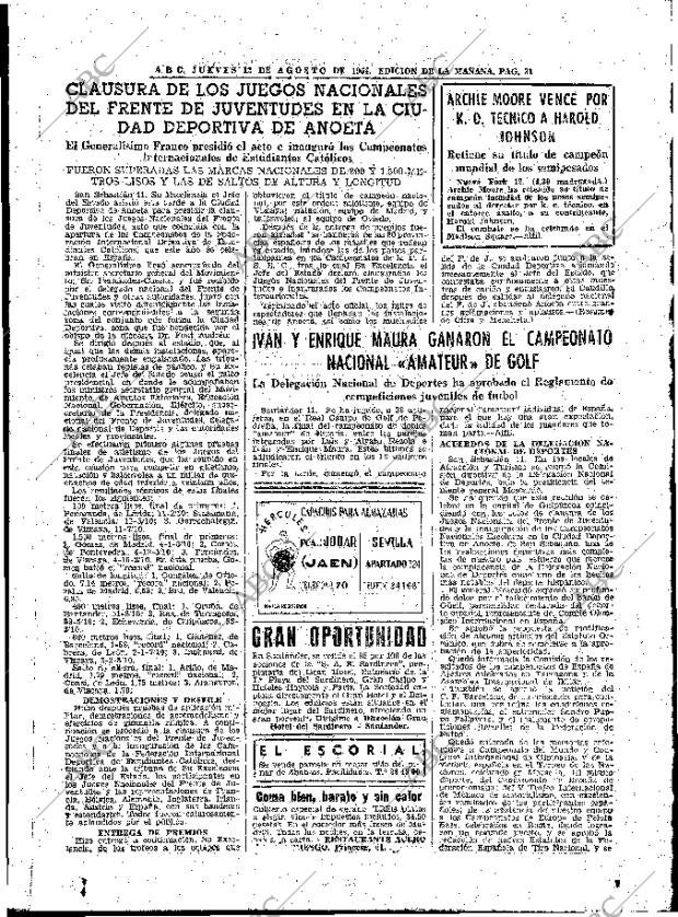 ABC MADRID 12-08-1954 página 19