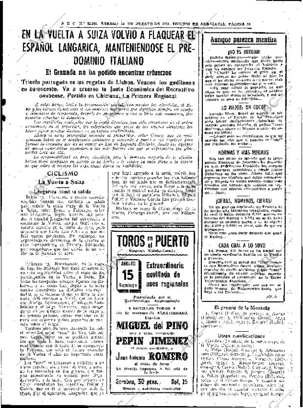 ABC SEVILLA 14-08-1954 página 25