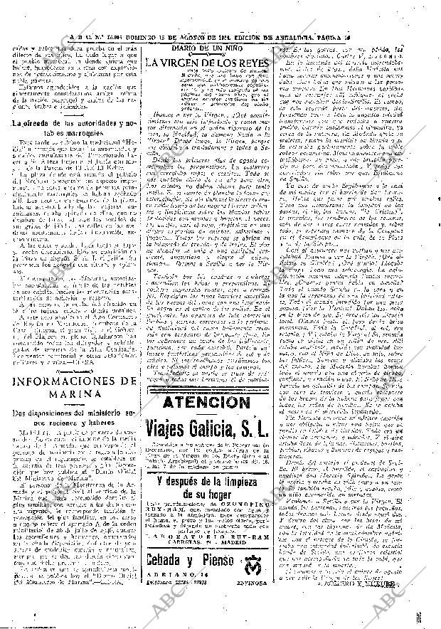 ABC SEVILLA 15-08-1954 página 16