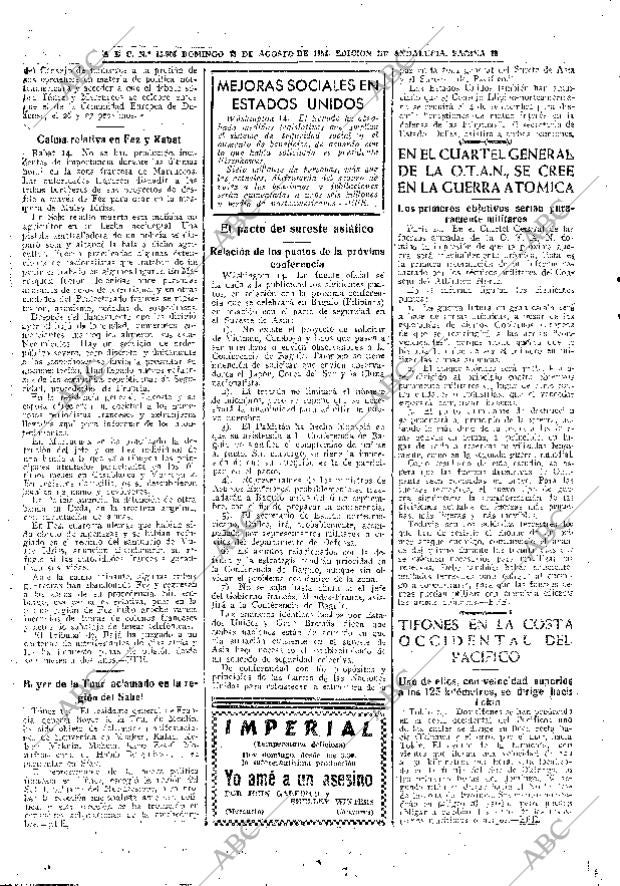 ABC SEVILLA 15-08-1954 página 18