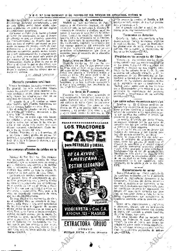 ABC SEVILLA 15-08-1954 página 20