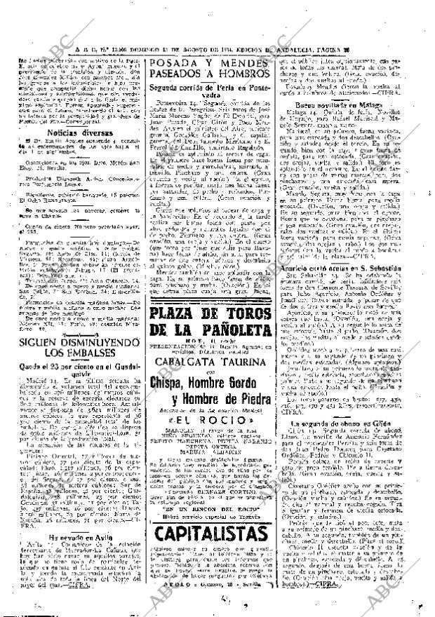 ABC SEVILLA 15-08-1954 página 28