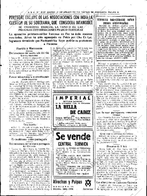 ABC SEVILLA 17-08-1954 página 15
