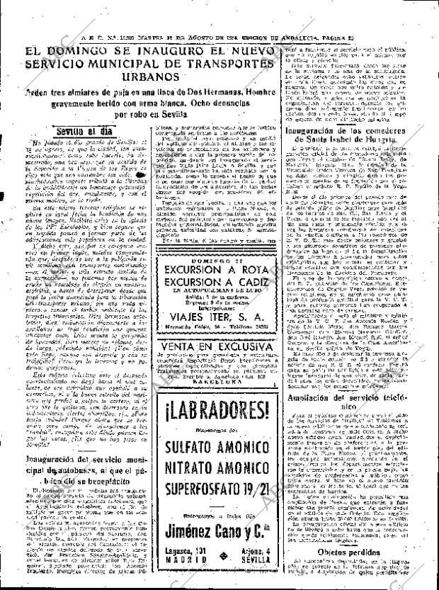 ABC SEVILLA 17-08-1954 página 23