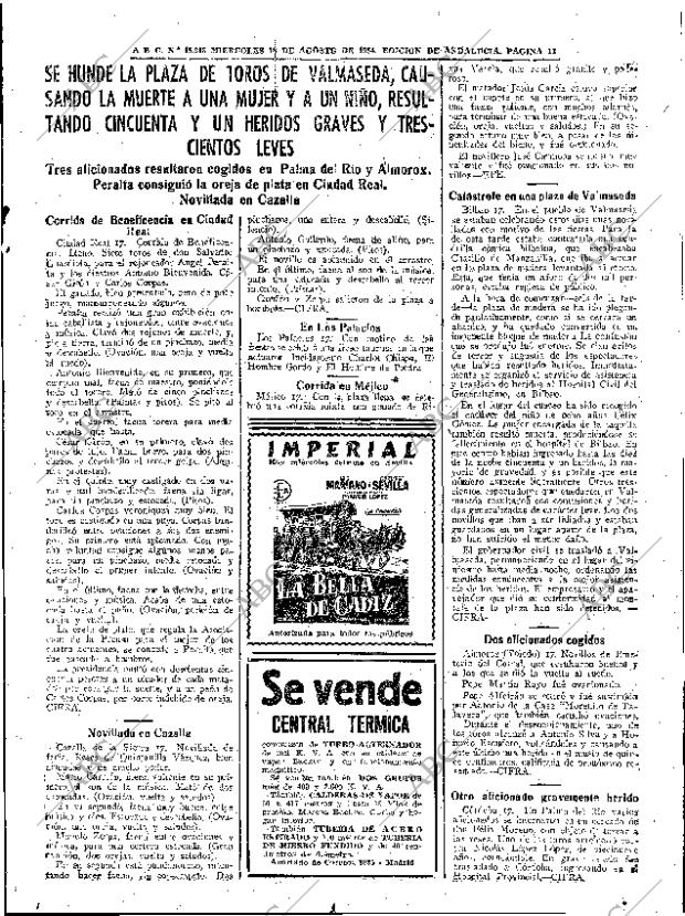 ABC SEVILLA 18-08-1954 página 17