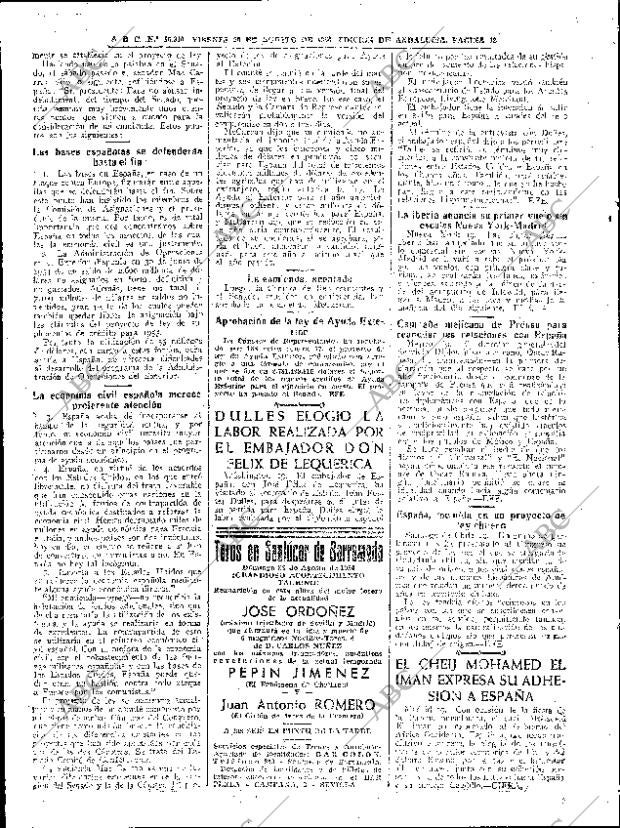 ABC SEVILLA 20-08-1954 página 12