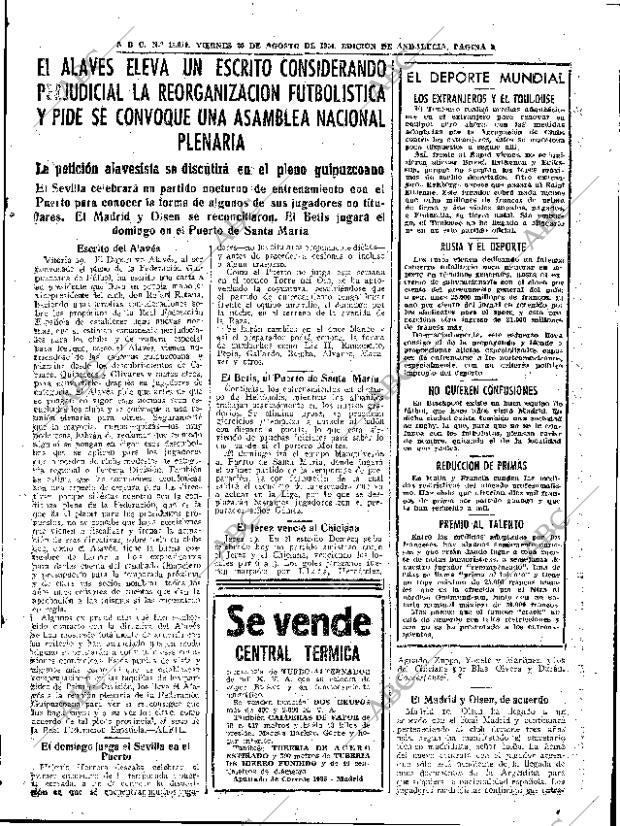 ABC SEVILLA 20-08-1954 página 23