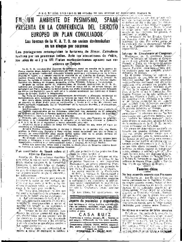 ABC SEVILLA 21-08-1954 página 13