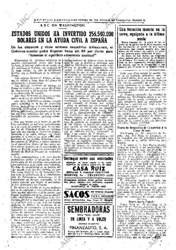 ABC SEVILLA 22-08-1954 página 17