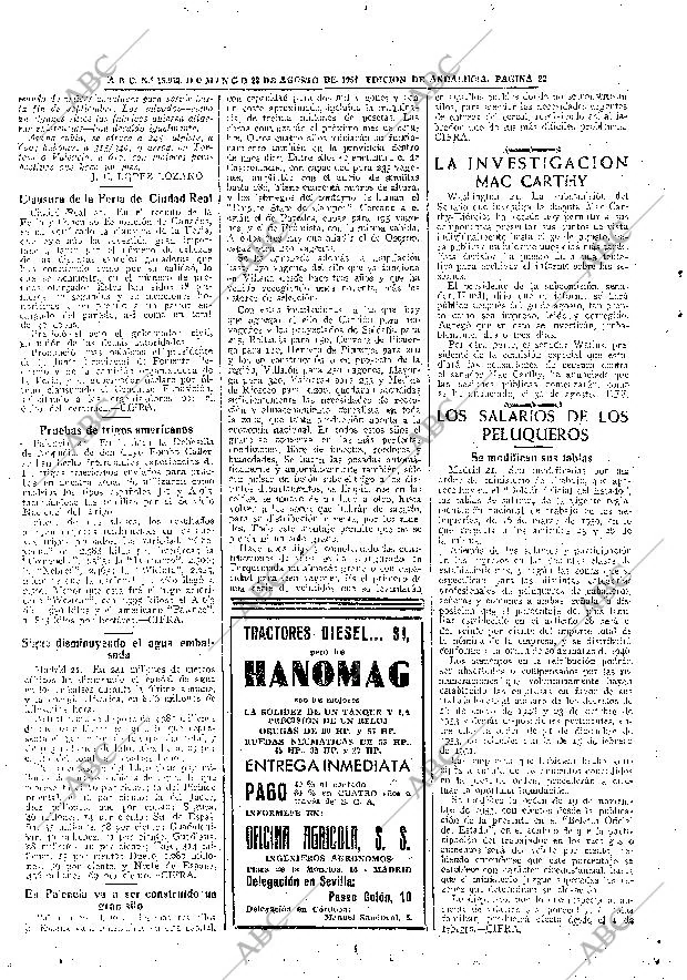 ABC SEVILLA 22-08-1954 página 22