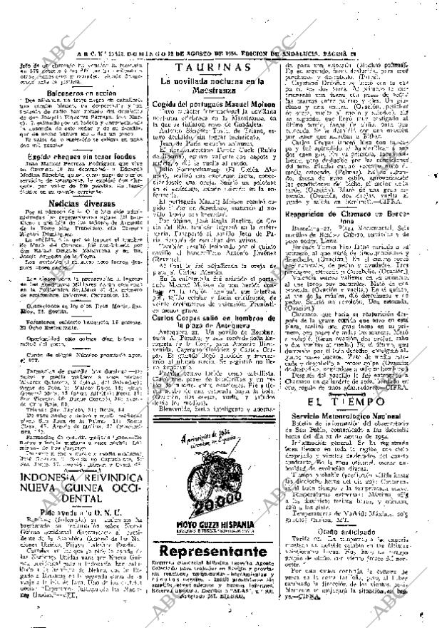 ABC SEVILLA 22-08-1954 página 28