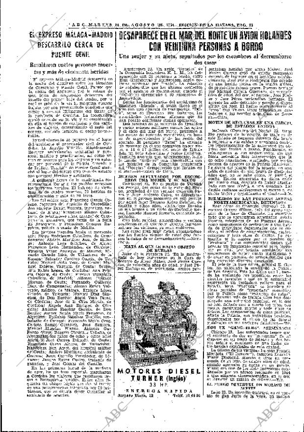ABC MADRID 24-08-1954 página 17