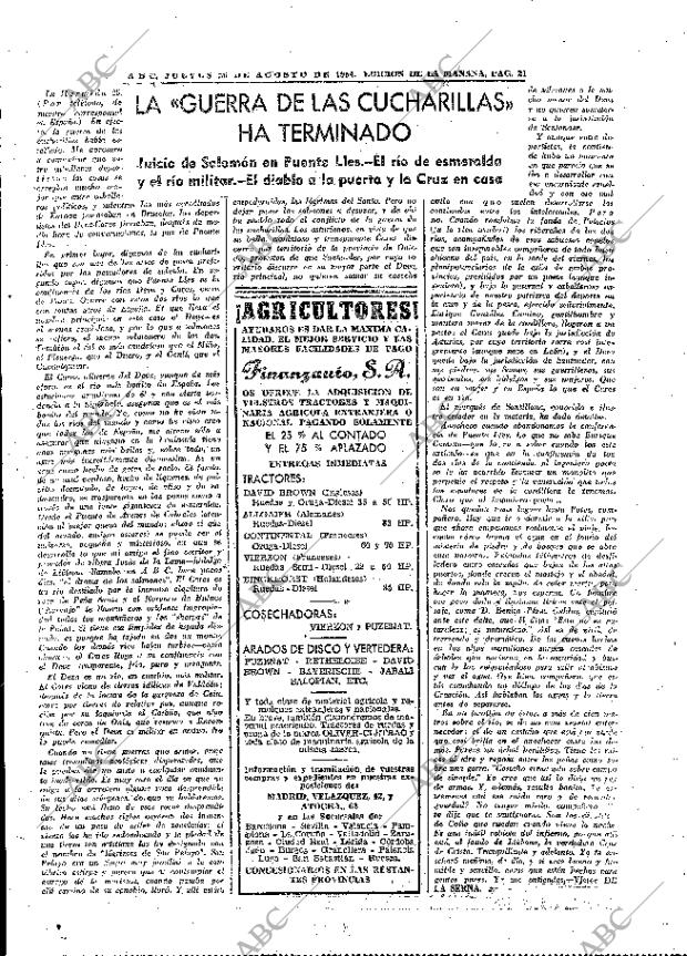 ABC MADRID 26-08-1954 página 21