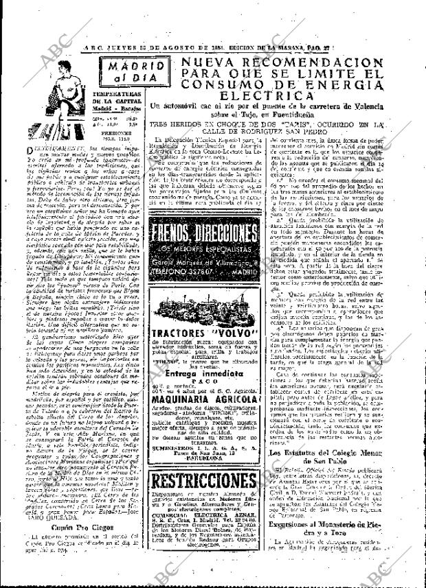 ABC MADRID 26-08-1954 página 27