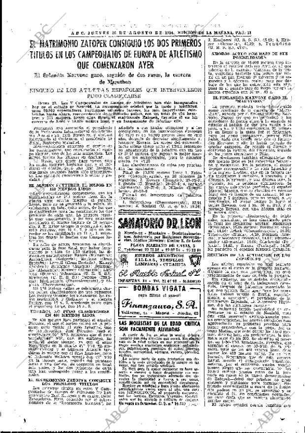 ABC MADRID 26-08-1954 página 31