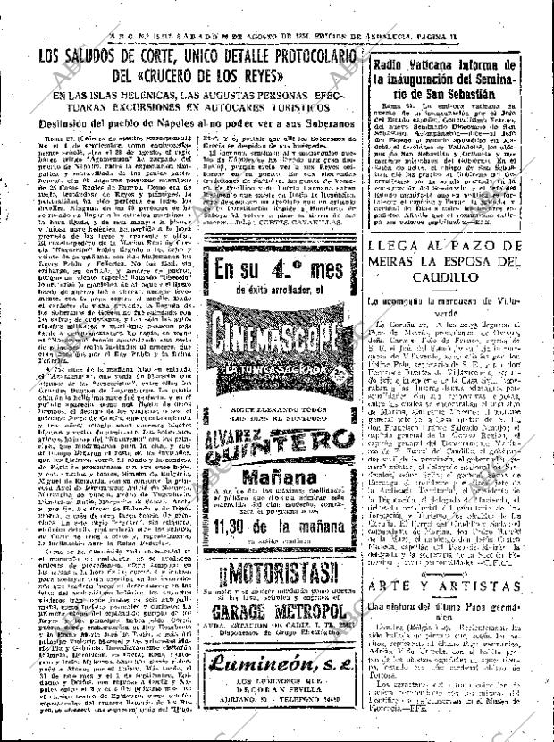 ABC SEVILLA 28-08-1954 página 11