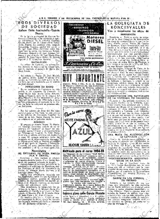 ABC MADRID 03-09-1954 página 22