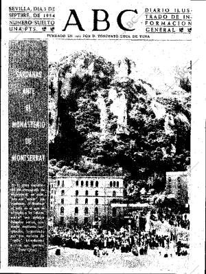 ABC SEVILLA 03-09-1954 página 1