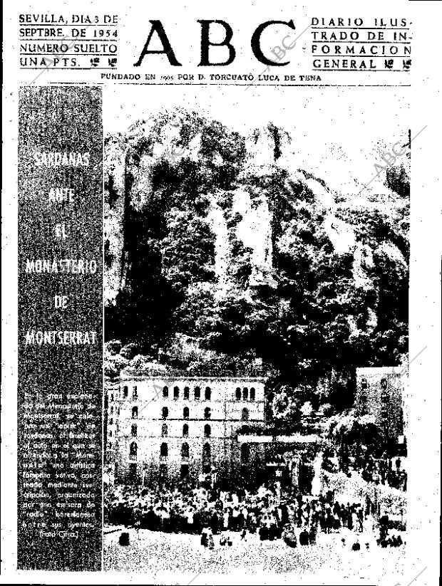 ABC SEVILLA 03-09-1954 página 1