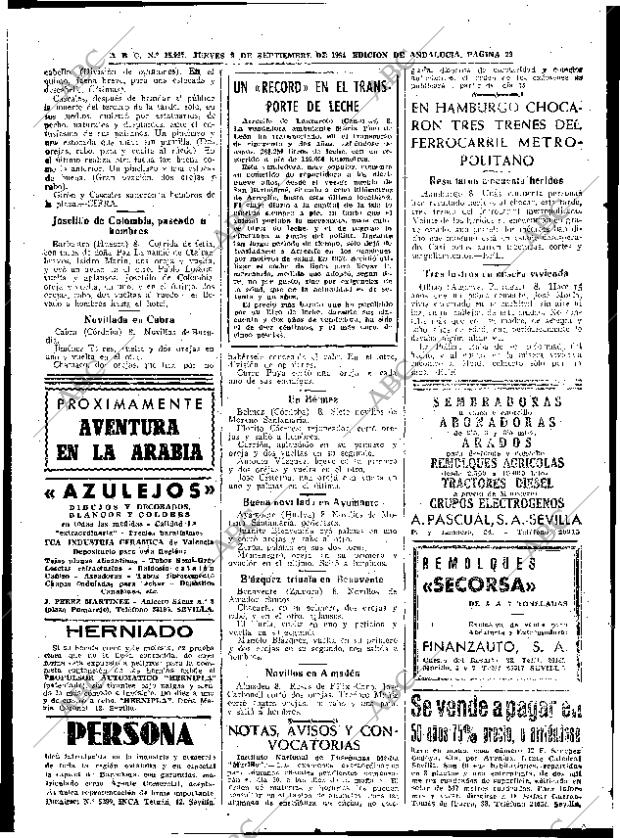 ABC SEVILLA 09-09-1954 página 22