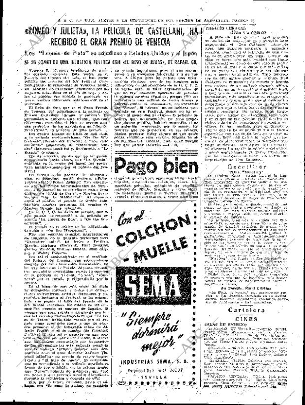 ABC SEVILLA 09-09-1954 página 25