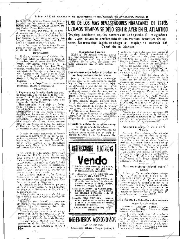 ABC SEVILLA 10-09-1954 página 20