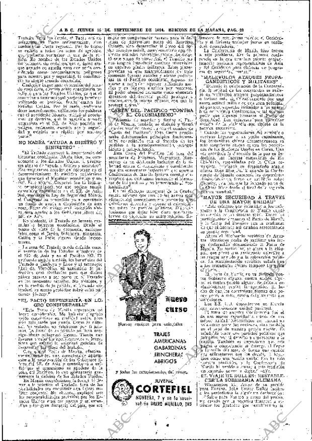 ABC MADRID 16-09-1954 página 20