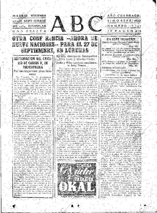 ABC MADRID 17-09-1954 página 15