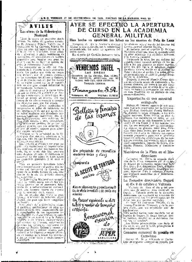 ABC MADRID 17-09-1954 página 25