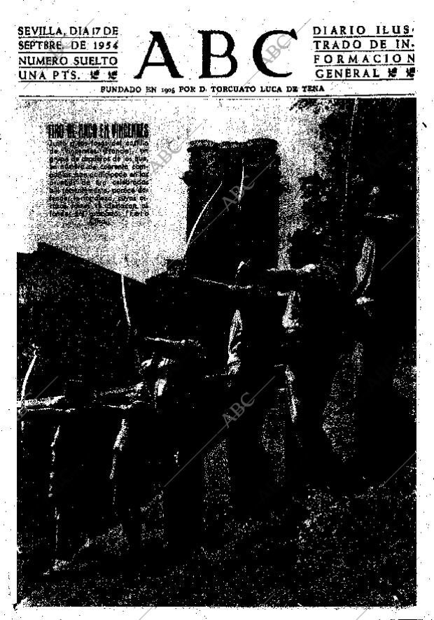 ABC SEVILLA 17-09-1954 página 1