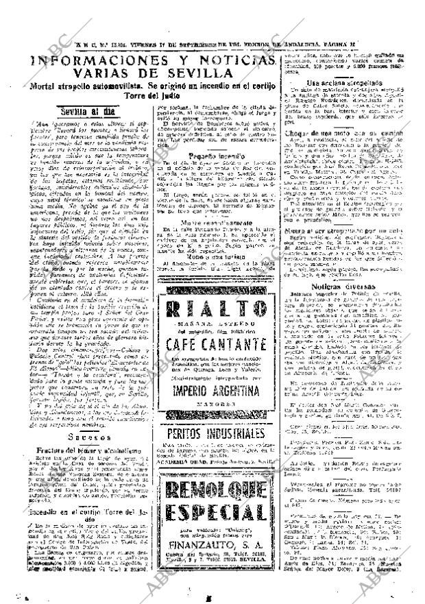 ABC SEVILLA 17-09-1954 página 19