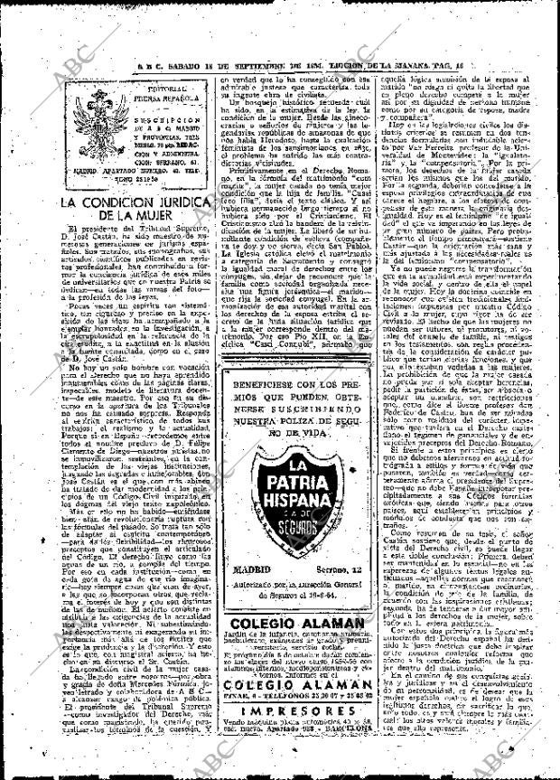 ABC MADRID 18-09-1954 página 16