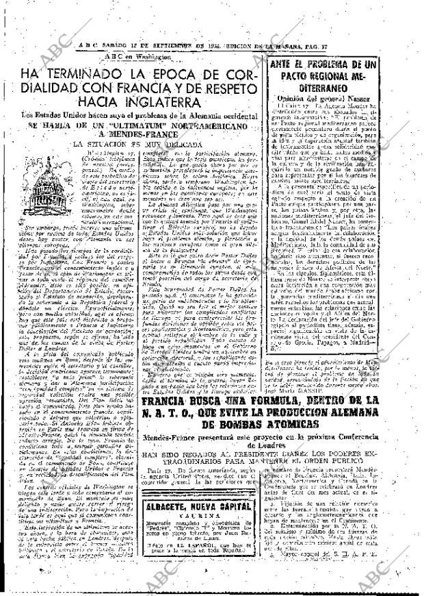 ABC MADRID 18-09-1954 página 17