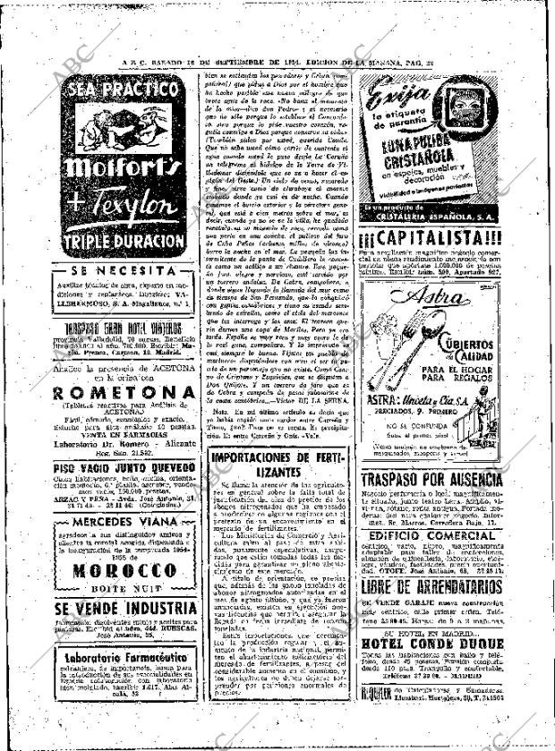 ABC MADRID 18-09-1954 página 22