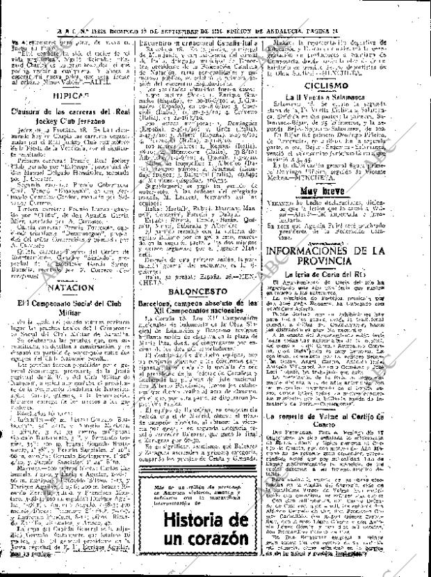 ABC SEVILLA 19-09-1954 página 31